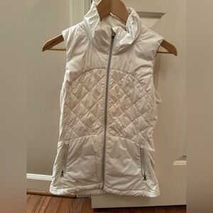 lululemon athletica White Quilted Vest
